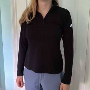 EMS Black S Quarter Zip Thin Layer